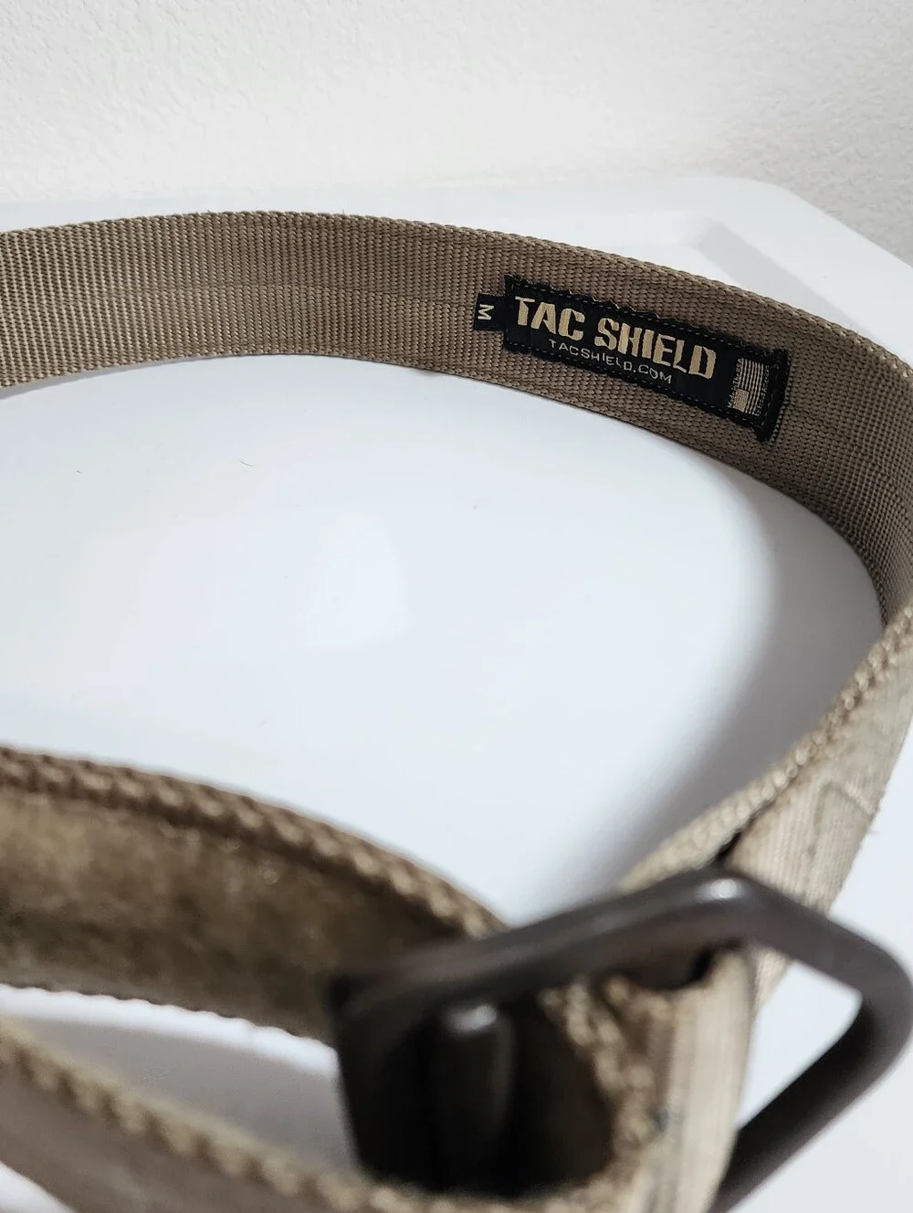 TAC SHIELD Heavy-Duty Riggers Belt D-Ring For Secure Tie-Ins Size Medium